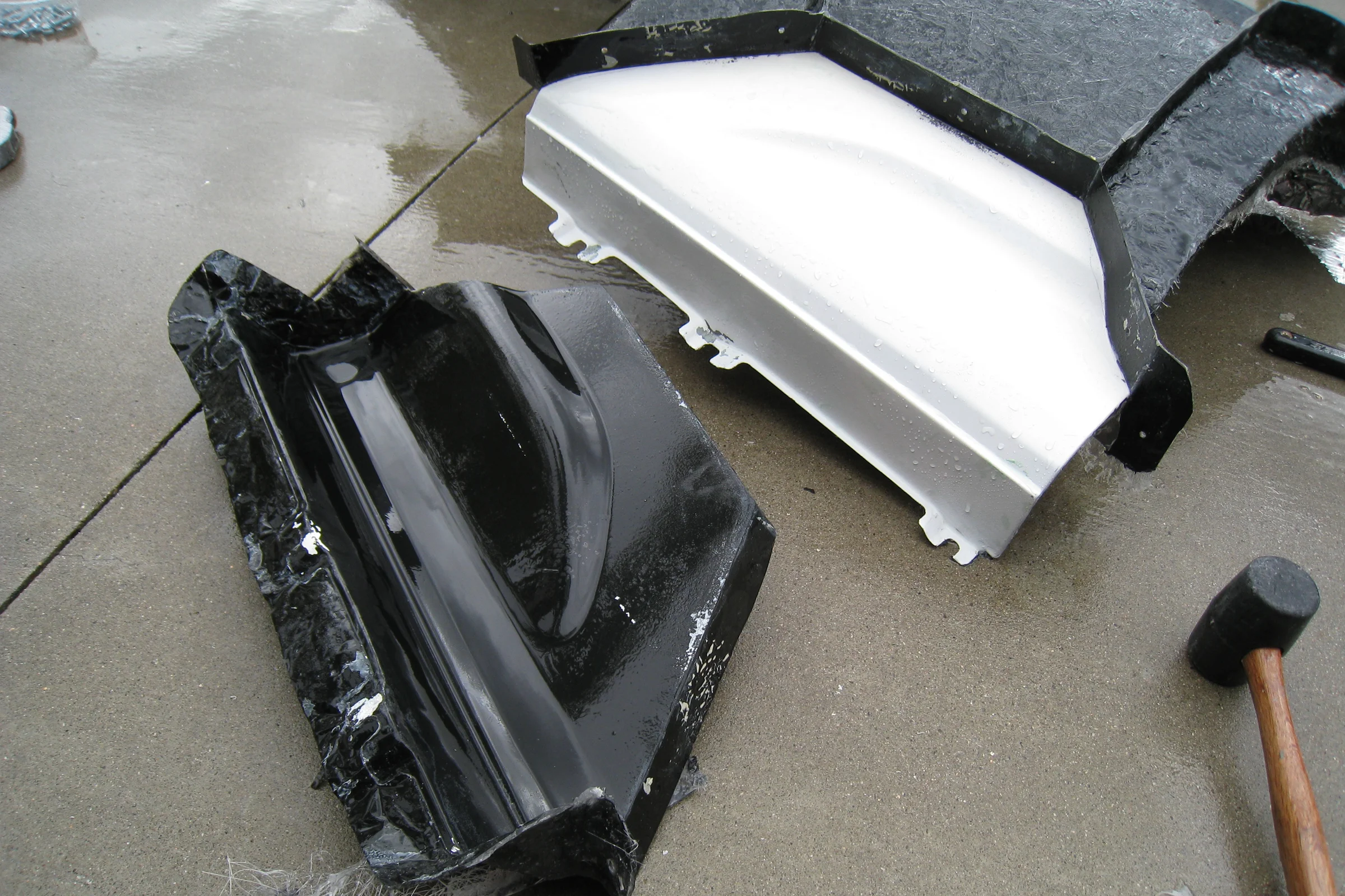 S2000, Fender flaring hammer and dolly work