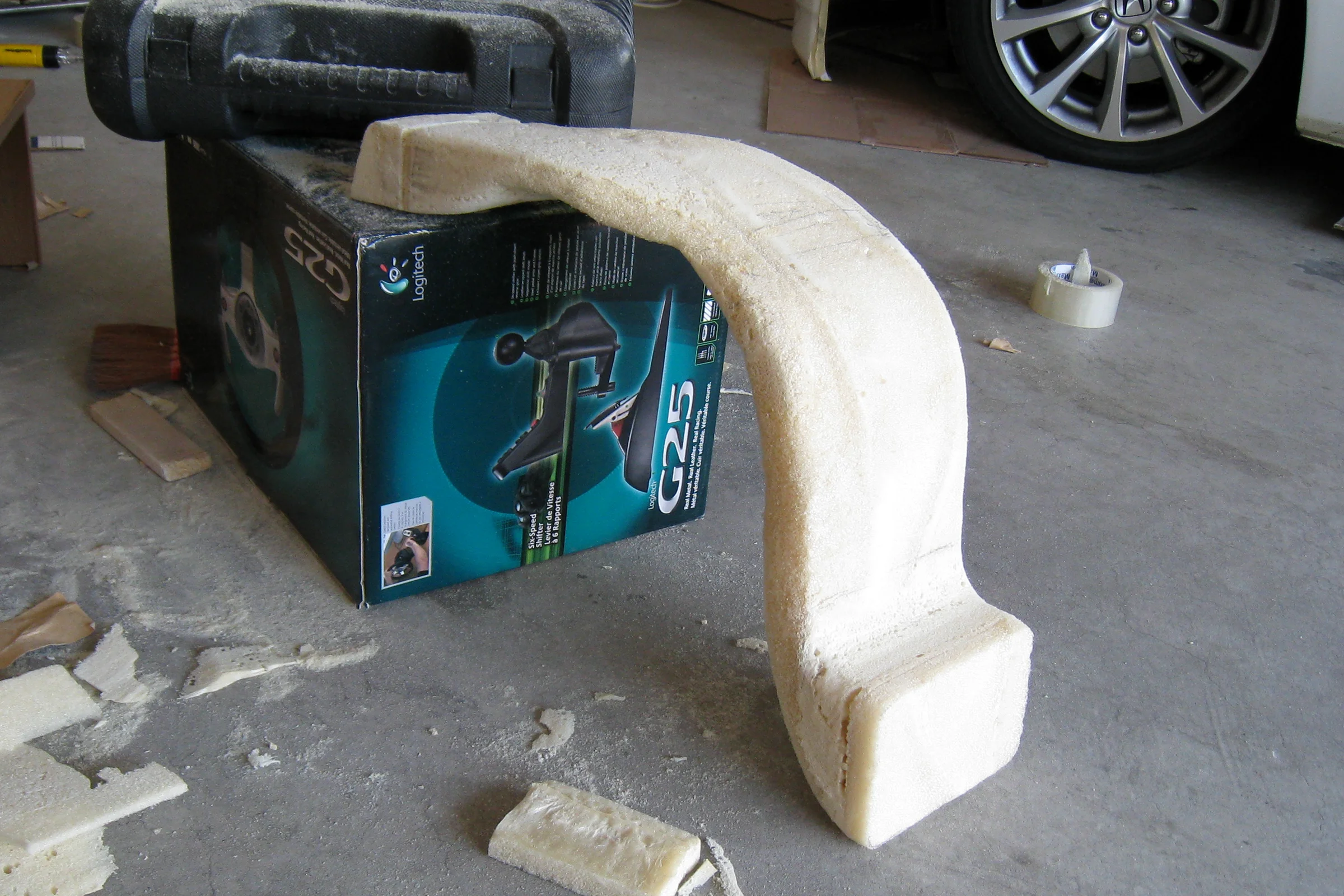 S2000, Cutting jig on bandsaw for side diffusers