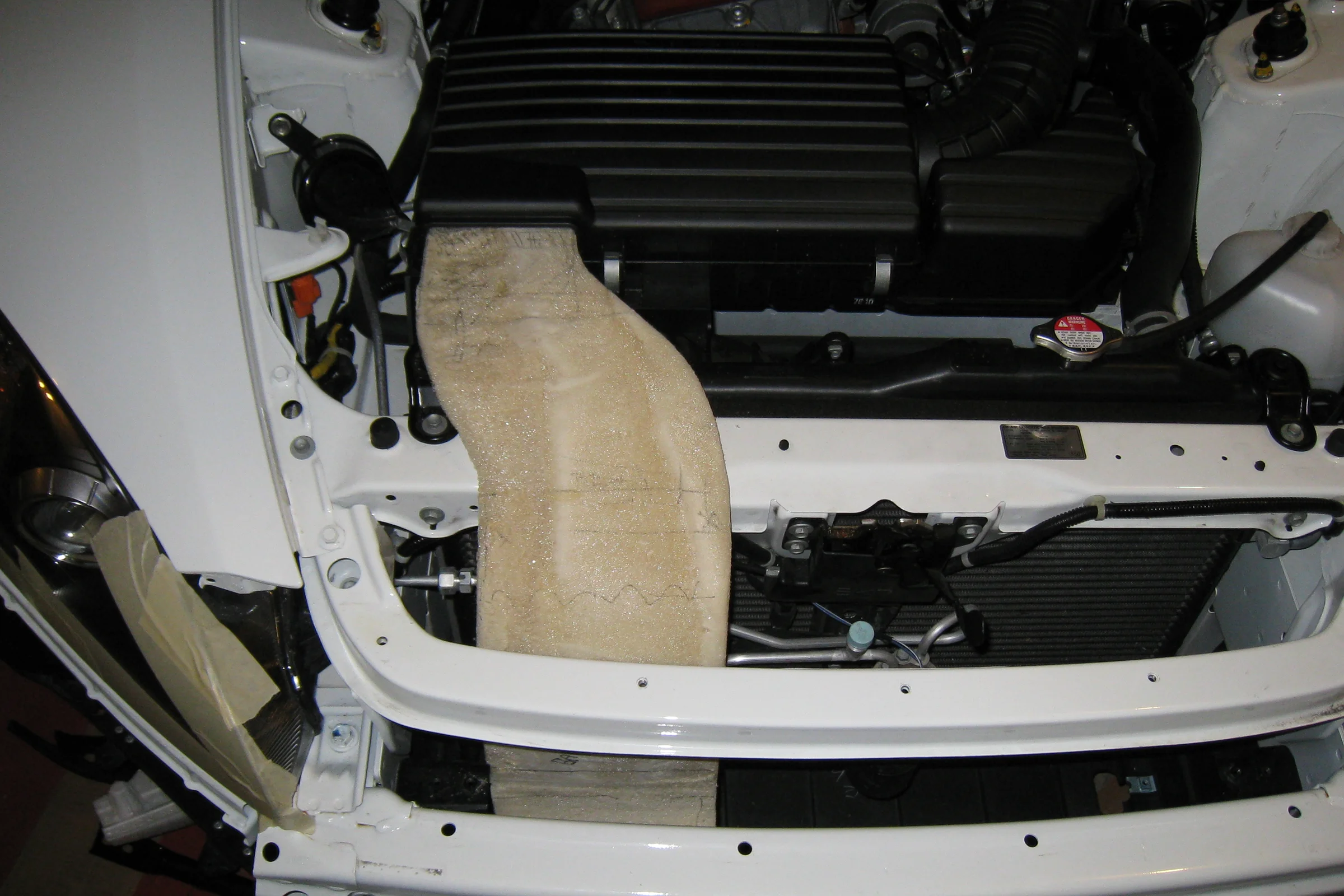 S2000, Finished side diffusers on car