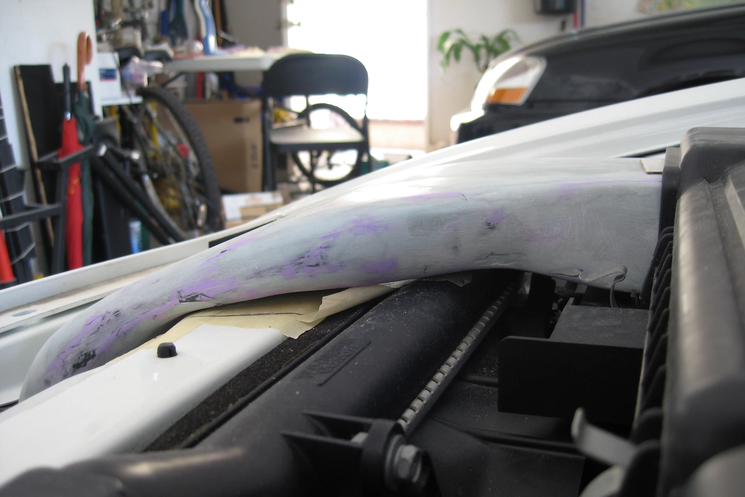 S2000, Finished side diffusers on car