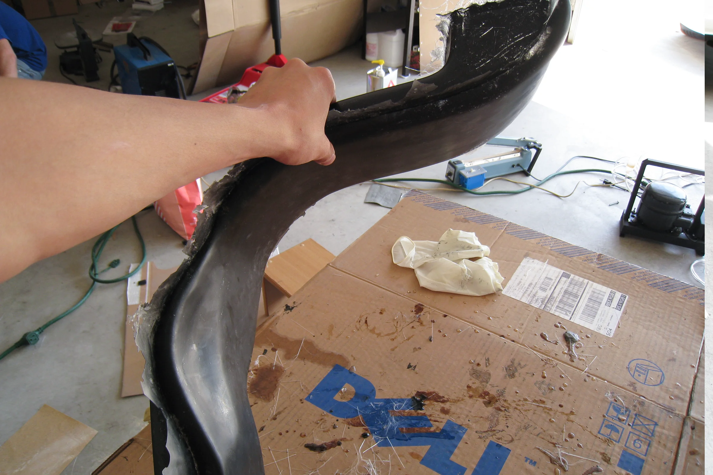 S2000, Finished side diffusers on car