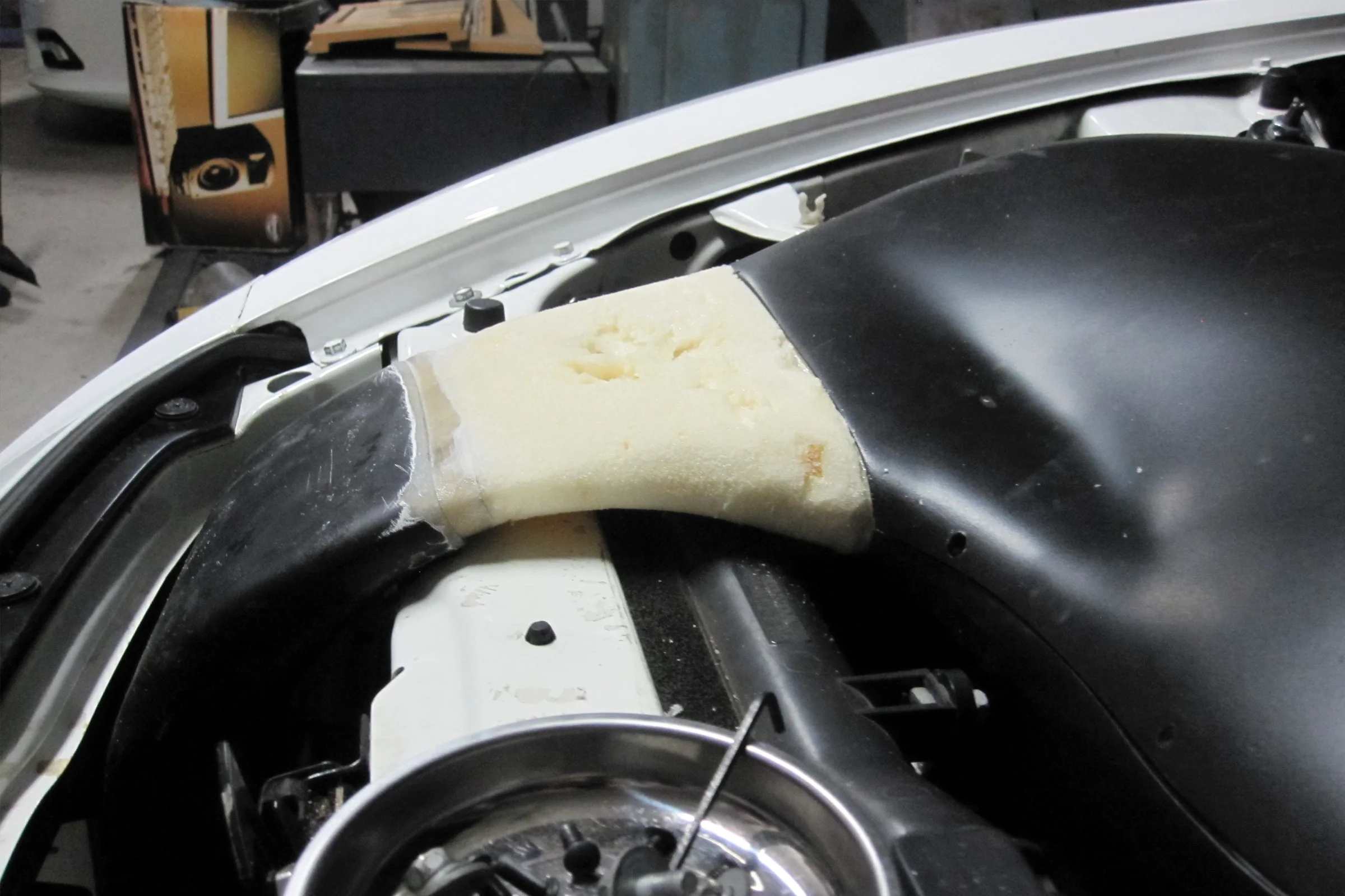 S2000, Cutting jig on bandsaw for side diffusers