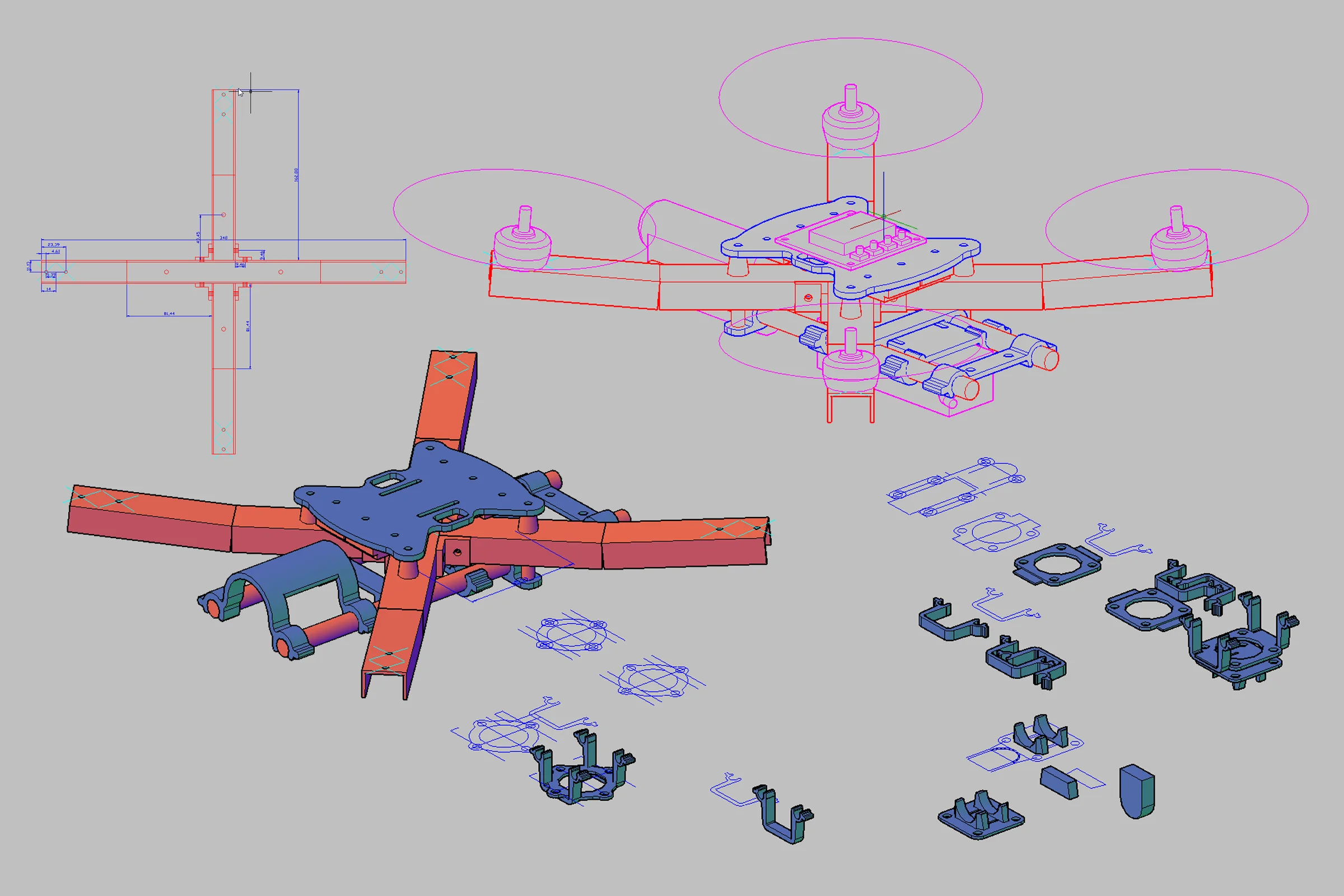 The Mill Trilogy — Blueprinting mill axes with precision measuring tools before teardown to establish baseline accuracy