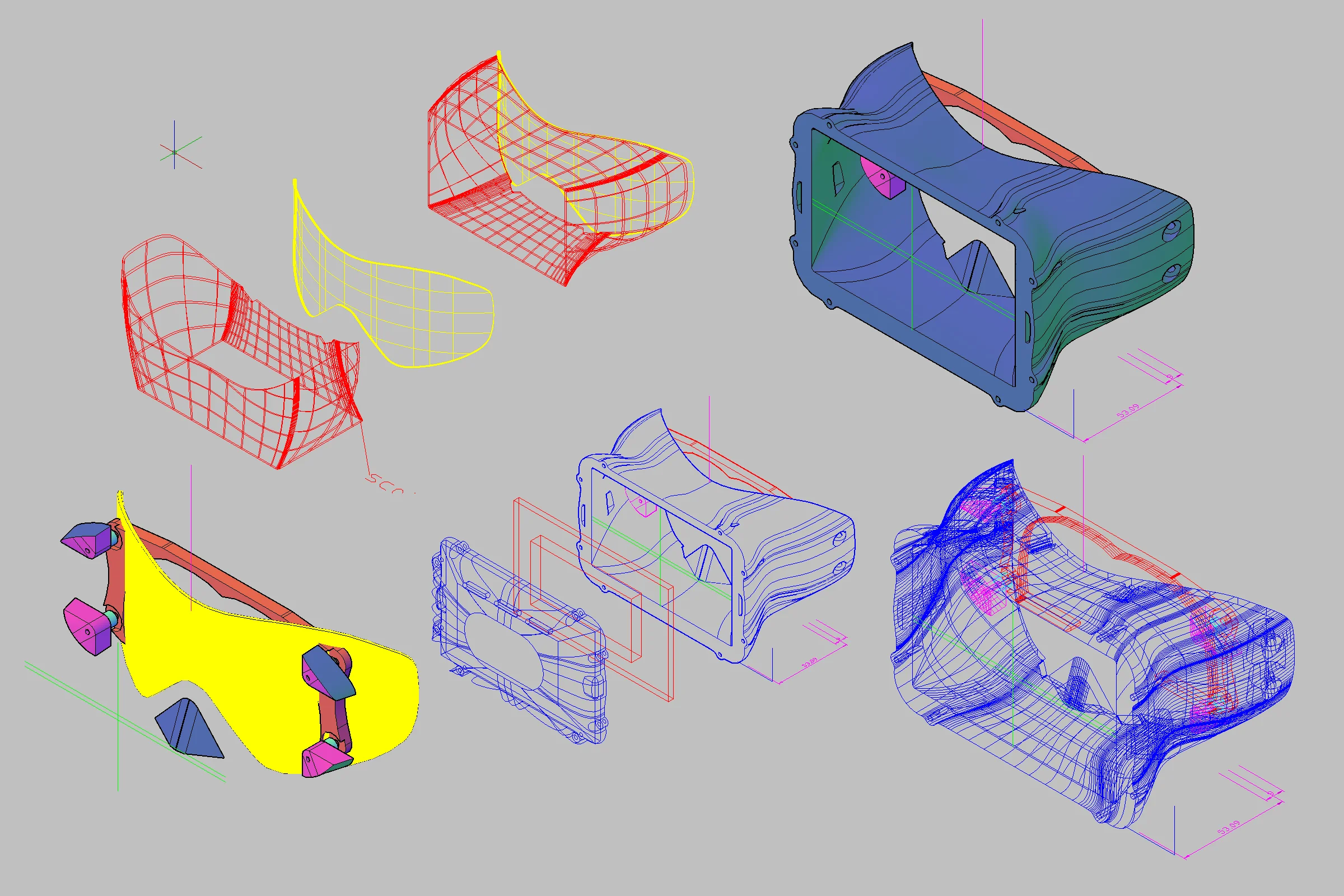 The Mill Trilogy — Blueprinting mill axes with precision measuring tools before teardown to establish baseline accuracy