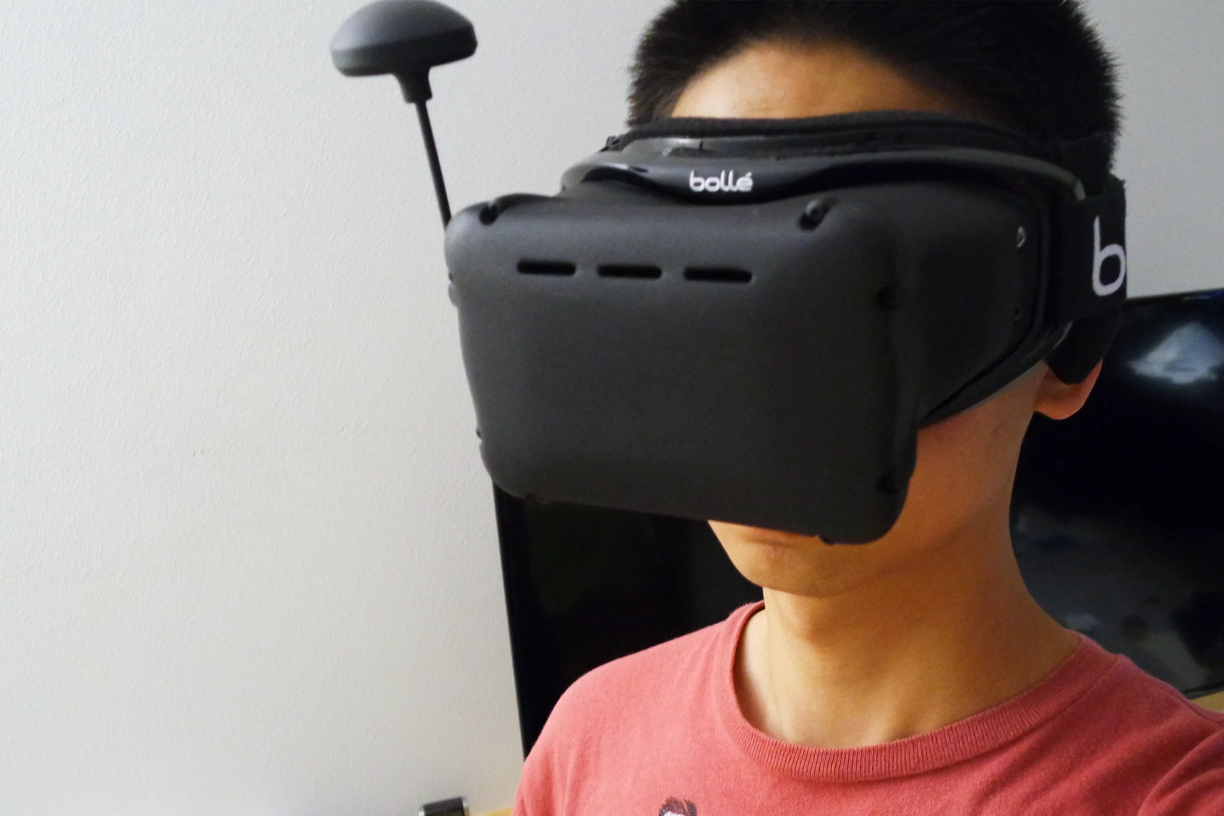 FPV Platforms and Goggle System — Goggle system CAD designed around snowboard goggle opening and LCD optic eye relief