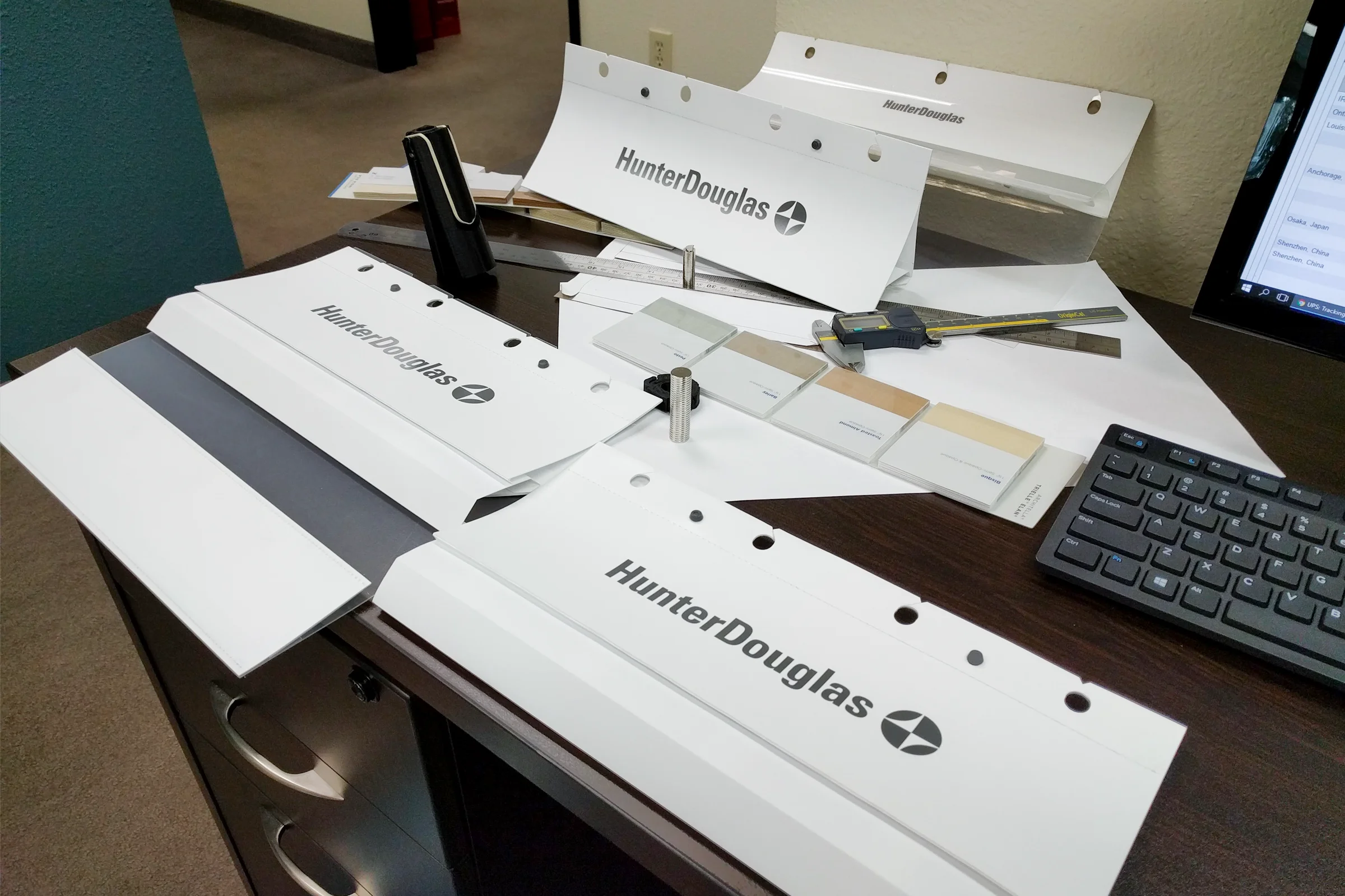 Hunter Douglas Rescue — Pre-production prototype being assembled and verified before factory engineering review