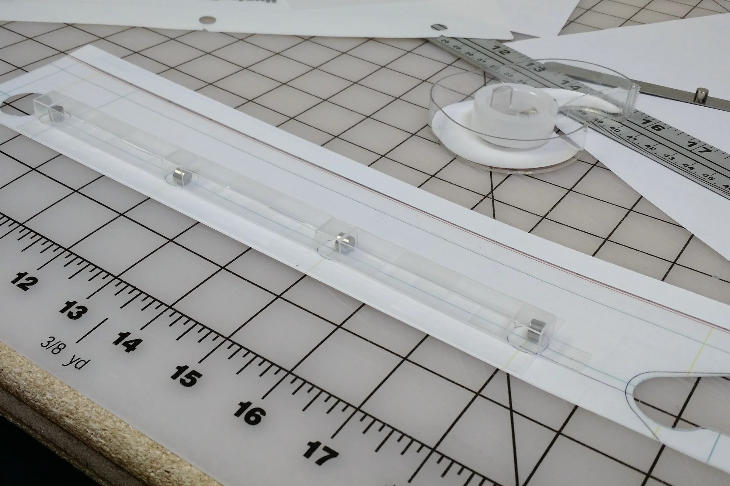 Hunter Douglas Rescue — Revised polysheet magnet cavity replacing 3D-printed prototype components