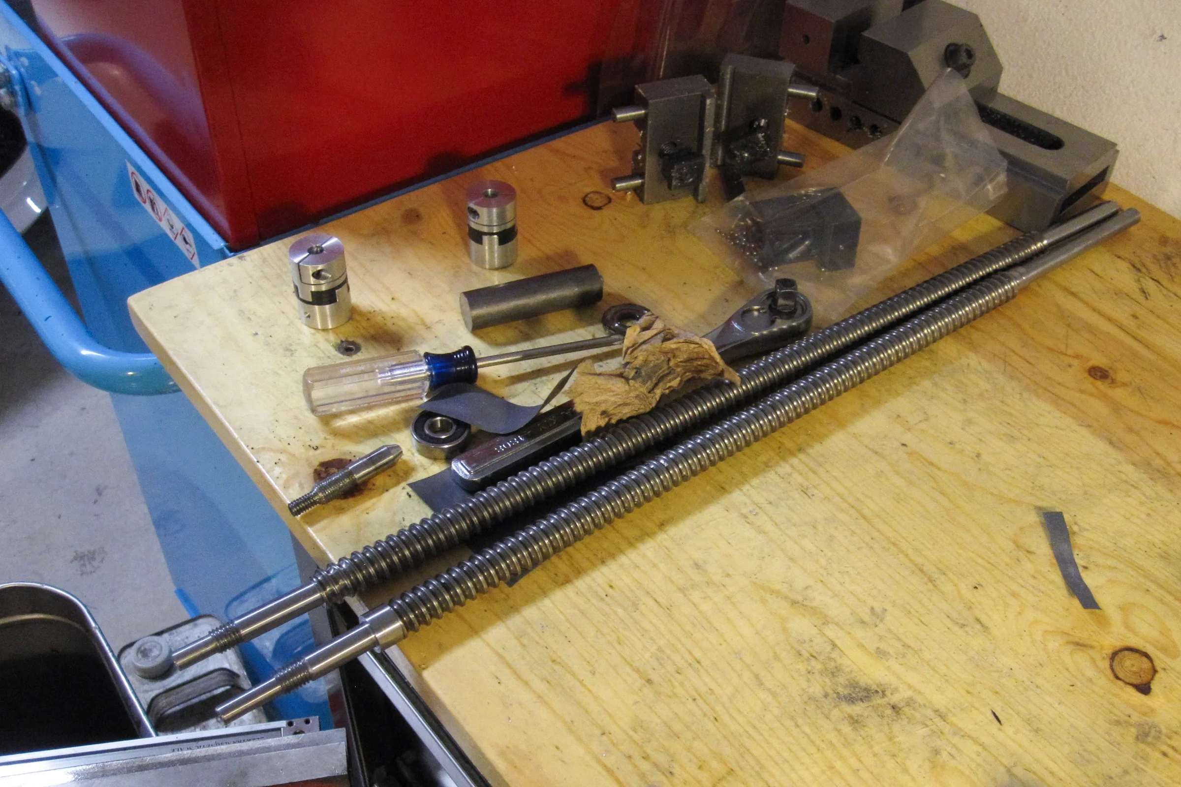 The Mill Trilogy — CNC motor mount reference surface being machined on super mill for stepper motor perpendicularity