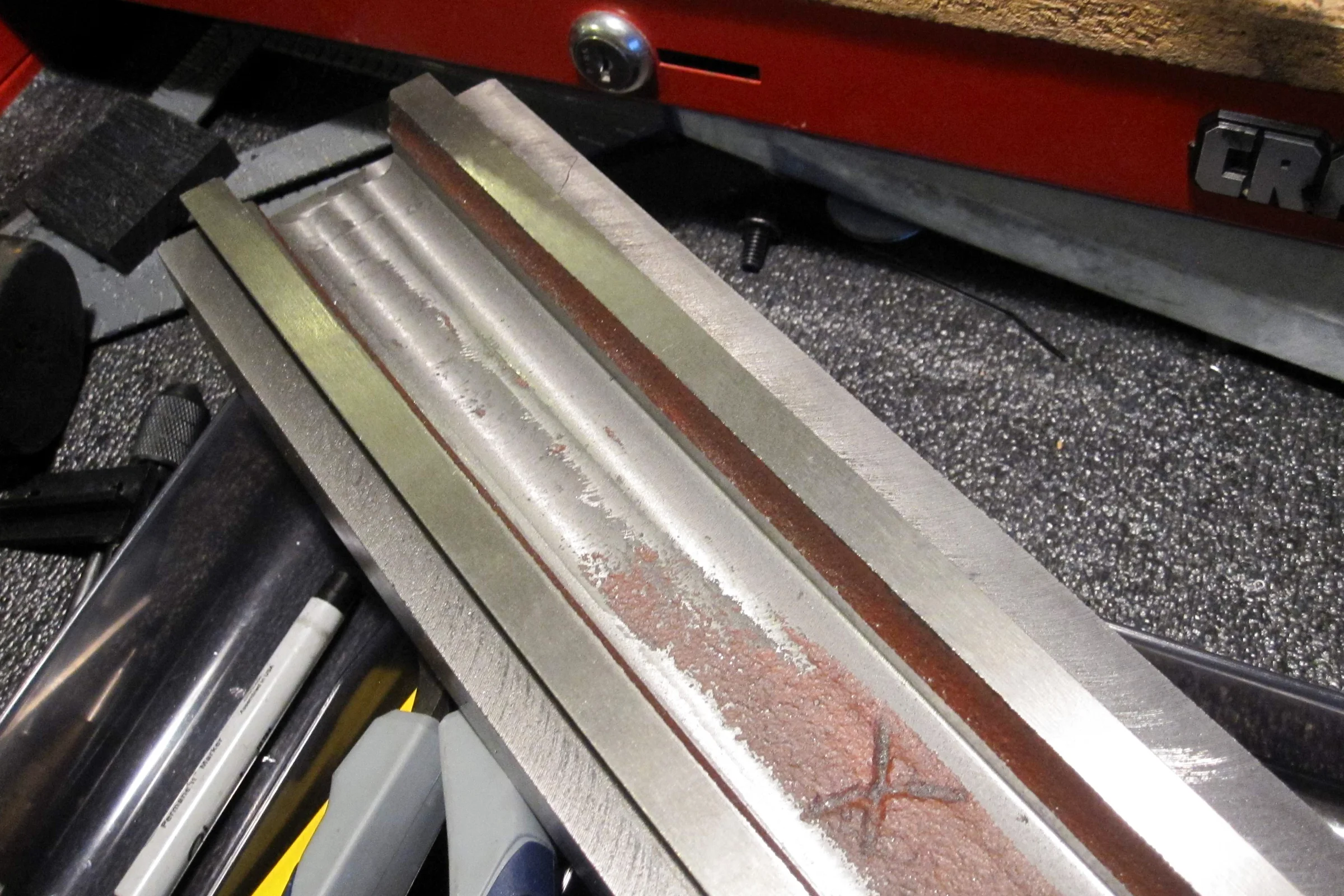The Mill Trilogy — Blueprinting mill axes with precision measuring tools before teardown to establish baseline accuracy