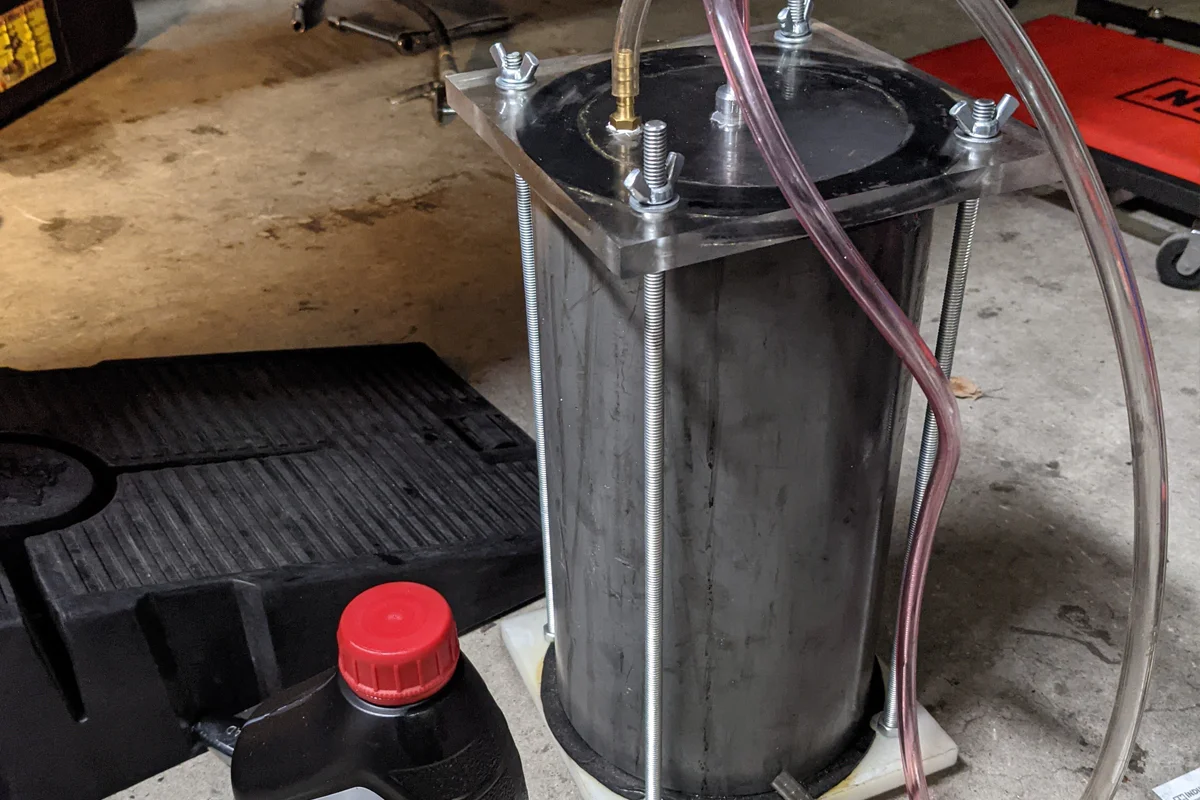 Portfolio — PVC vacuum chamber — finished
