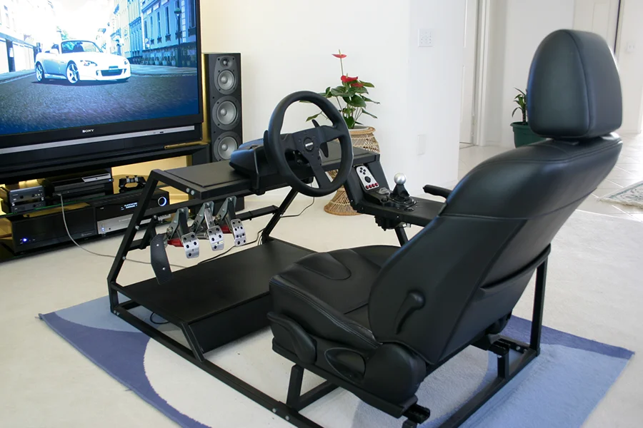 Portfolio — Racing cockpit — completed build