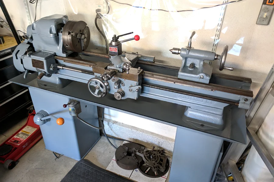 Portfolio — Sheldon lathe — restored and repainted