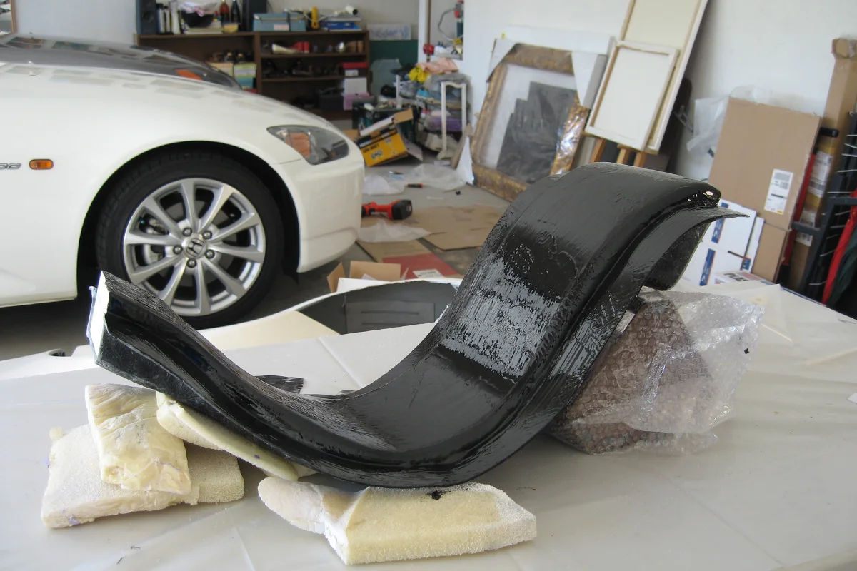 Portfolio — S2000 fender flaring or CF trunk on car