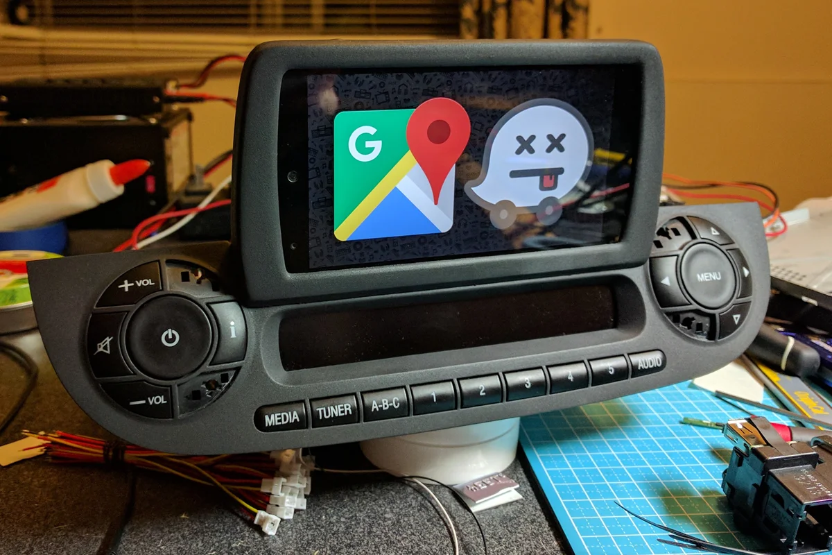 Portfolio — Installed nav unit — finished result in dash