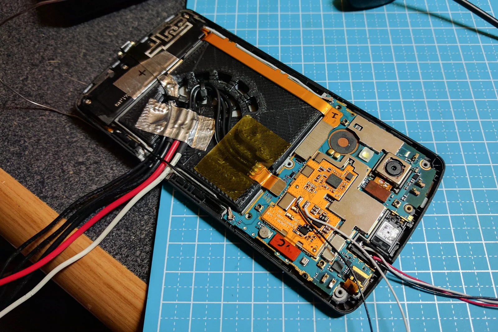 Vehicle Integrated Compute — Generation 2 Moto G installed in Tacoma AC vent with custom driving-optimized launcher