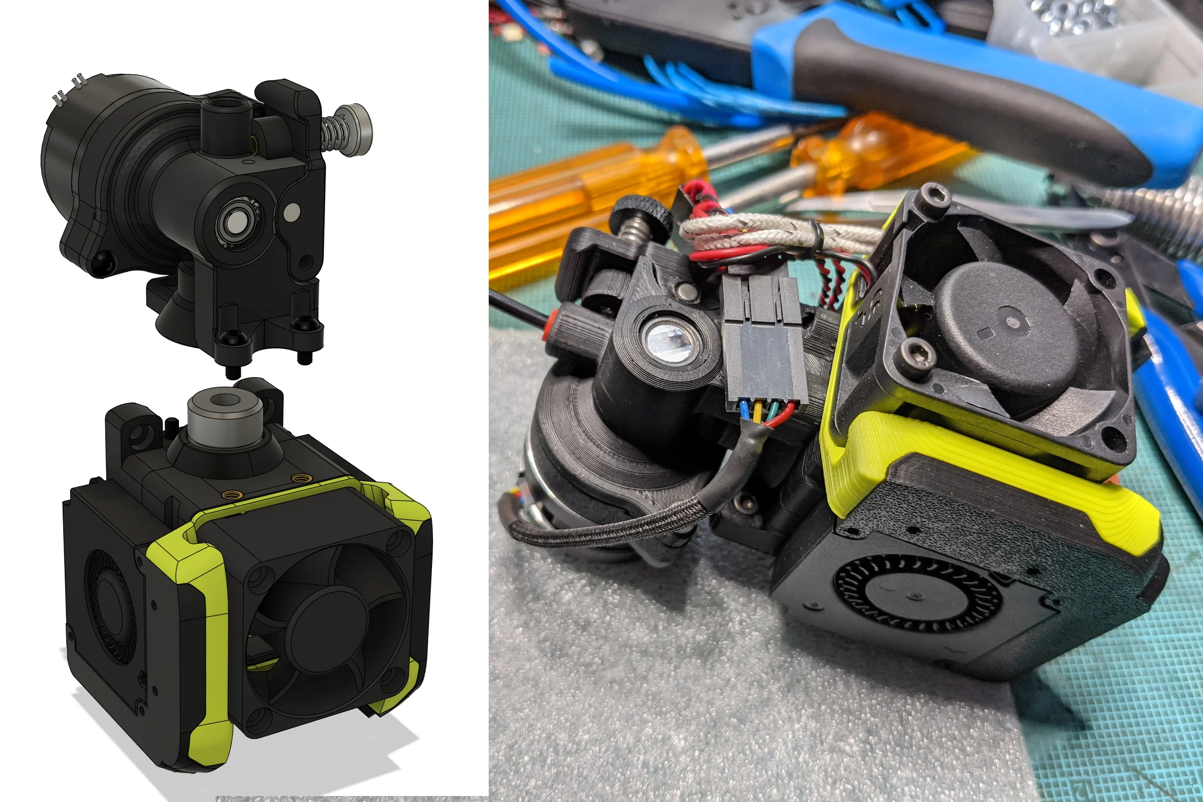 Voron Build — Modular printhead hotend housing system